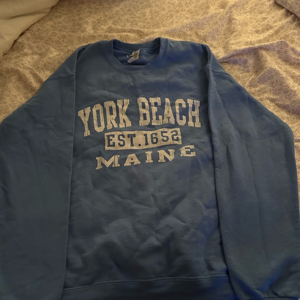 Blue Graphic Sweatshirt